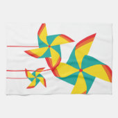 Regenbogenwindrad Handtuch (Horizontal)