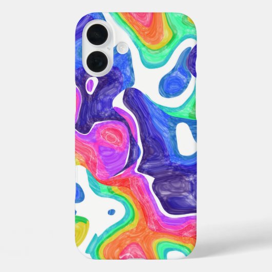 Regenbogenwirbel Case-Mate iPhone Hülle (Rückseite)
