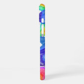 Regenbogenwirbel iPhone Hülle (Linke Seite)