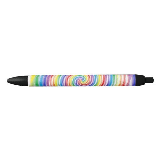 Regenbogenwirbel Kugelschreiber (Vorderseite)