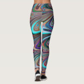 RegenbogenWirbel Leggings (Rückseite)