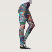 RegenbogenWirbel Leggings (Rechts)