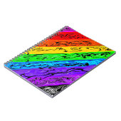 Regenbogenwirbel Notizblock (Linke Seite)