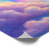 Regenbogenwirbel Poster (Ecke)