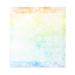 Regenbogenwolke Bewölkter Tag Notizblock