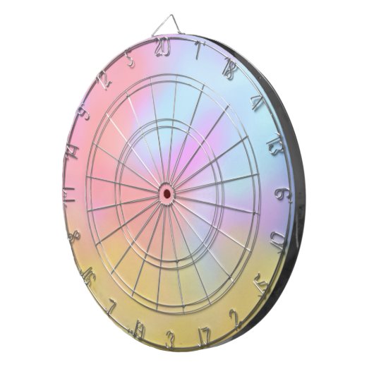Regenbogenwolke Dartscheibe (Vorderseite rechts)
