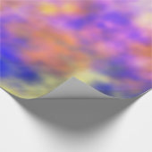 Regenbogenwolke im Himmel Geschenkpapier (Ecke)