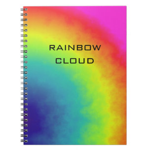 Regenbogenwolke Notizblock