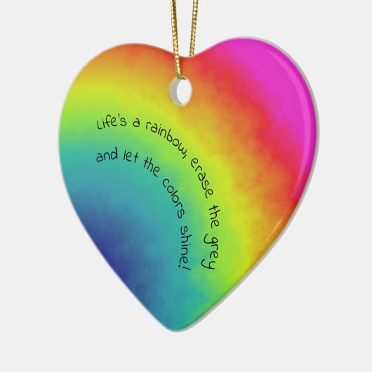 Regenbogenwolke - Ornament (Links)