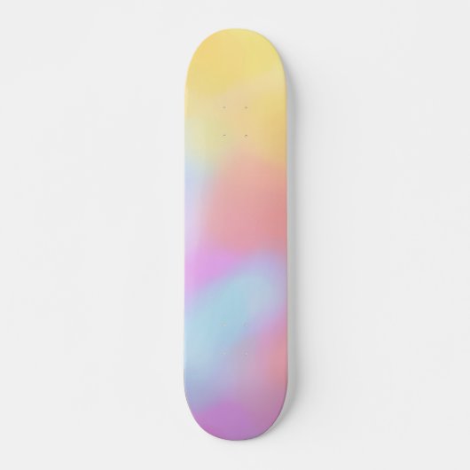 Regenbogenwolke Skateboard (Vorne)