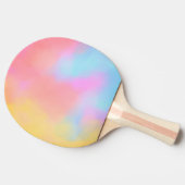 Regenbogenwolke Tischtennis Schläger (Seitenansicht)