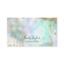 Regenbogenwolken aus Holografischem Marmor und Imi