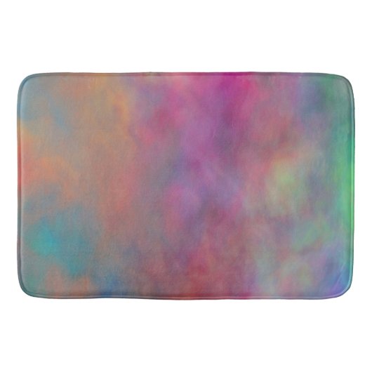 Regenbogenwolken Badematte (Vorderseite)