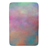 Regenbogenwolken Badematte (Vorderseite Vertikal)