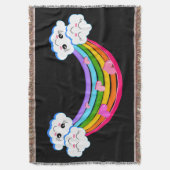 Regenbogenwolken Decke (Vorderseite Vertikal)