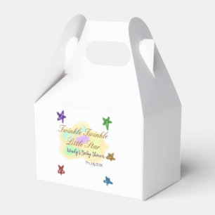 Regenbogenwolken funkeln Twinkle Little Star Baby Geschenkschachtel