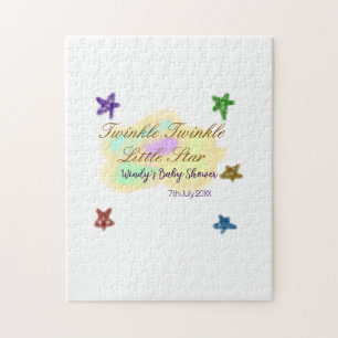 Regenbogenwolken funkeln Twinkle Little Star Baby Puzzle