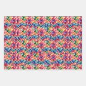 Regenbogenwolken Geschenkpapier Set (Vorderseite 3)