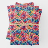 Regenbogenwolken Geschenkpapier Set (Beispiel)
