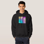 Regenbogenwolken Hoodie (Vorne ganz)