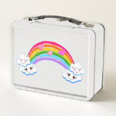 Regenbogenwolken Lunchbox (Rückseite)