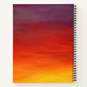 Regenbogenwolken Notizblock (Rückseite)