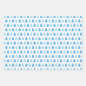 Regenbogenwolken, Regenfälle und Regenschirme Geschenkpapier Set (Vorderseite 2)