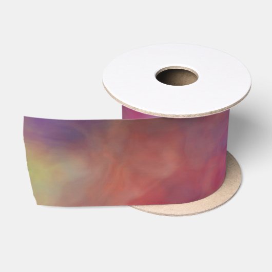 Regenbogenwolken Satinband (Spule)
