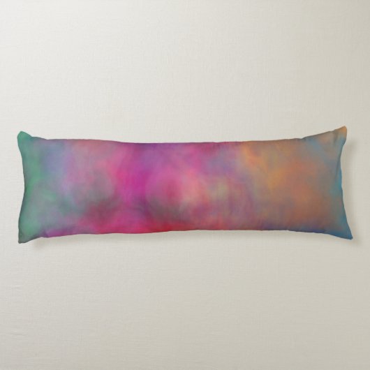 Regenbogenwolken Seitenschläferkissen (Rückseite)