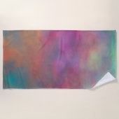 Regenbogenwolken Strandtuch (Vorderseite)