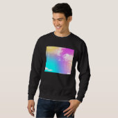 Regenbogenwolken Sweatshirt (Vorne ganz)