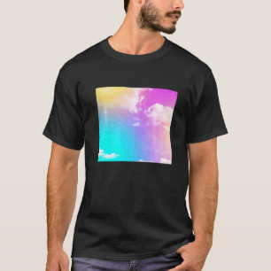 Regenbogenwolken T-Shirt