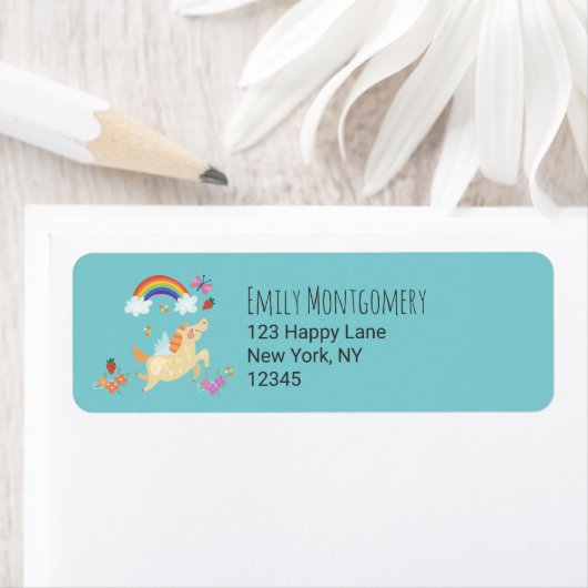 Regenbogenwolken und Blume (Insitu)