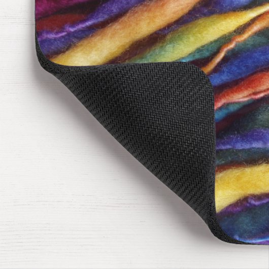 Regenbogenwollen Mousepad (Ecke)