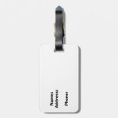 Regenbogenwörter Kauais Hawaii Gepäckanhänger (Rückseite vertikal)