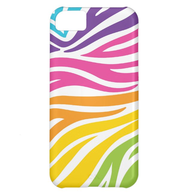 Regenbogenzebra-Druck Case-Mate iPhone Hülle (Rückseite)