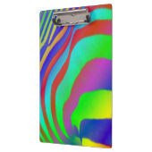 Regenbogenzebra-Druck Klemmbrett (Links)