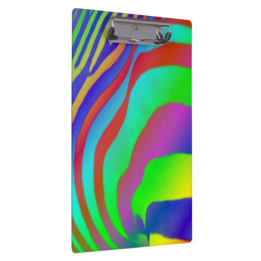 Regenbogenzebra-Druck Klemmbrett (Rechts)