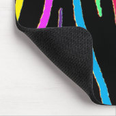 Regenbogenzebra-Druck Mousepad (Ecke)