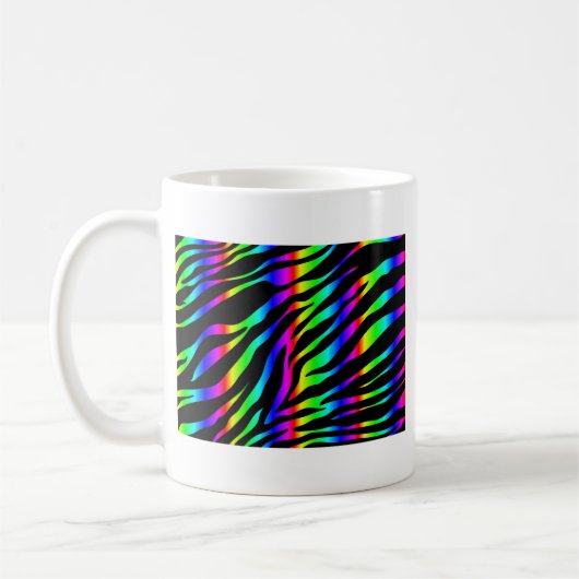 Regenbogenzebra Kaffeetasse (Links)