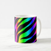 Regenbogenzebra Kaffeetasse (VorderseiteRechts)