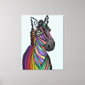 Regenbogenzebra Leinwanddruck (Vorderseite)