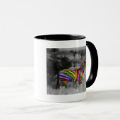 RegenbogenZebra Tasse (VorderseiteRechts)