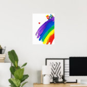 Regenbogenzug Poster (Heimbüro)