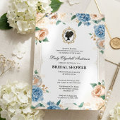 Regency-Ära Blumen-Braut-Party Einladung