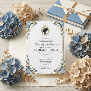 Regency-Ära Blumen-Braut-Party Einladung