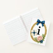 Regency Art Letter I Luxus-Monogramm-Journal Notizblock (Innenseite)