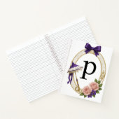 Regency Art Letter P Luxury Monogram Journal Notizblock (Innenseite)
