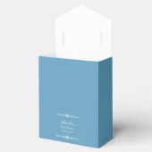 Regency Blau Baby Shower Geschenkschachtel (Geöffnet)