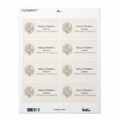 Regency Botanical Engraving Wedding (Vorne)